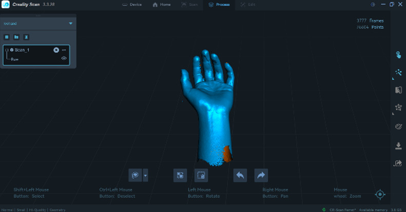 Scanning software final results